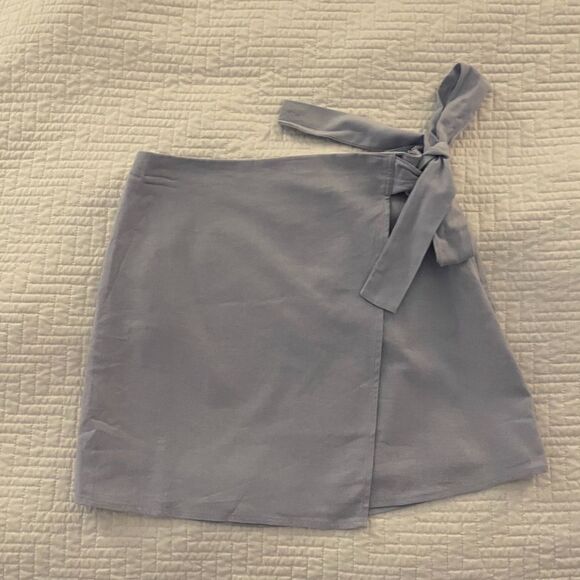 NWT Forever 21 Light Blue Mini Skirt Size Small - Picture 1 of 8